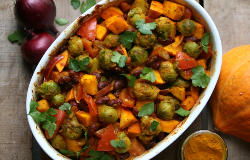 Karola's Kitchen - Ovenschotel met spruitjes en ketchup