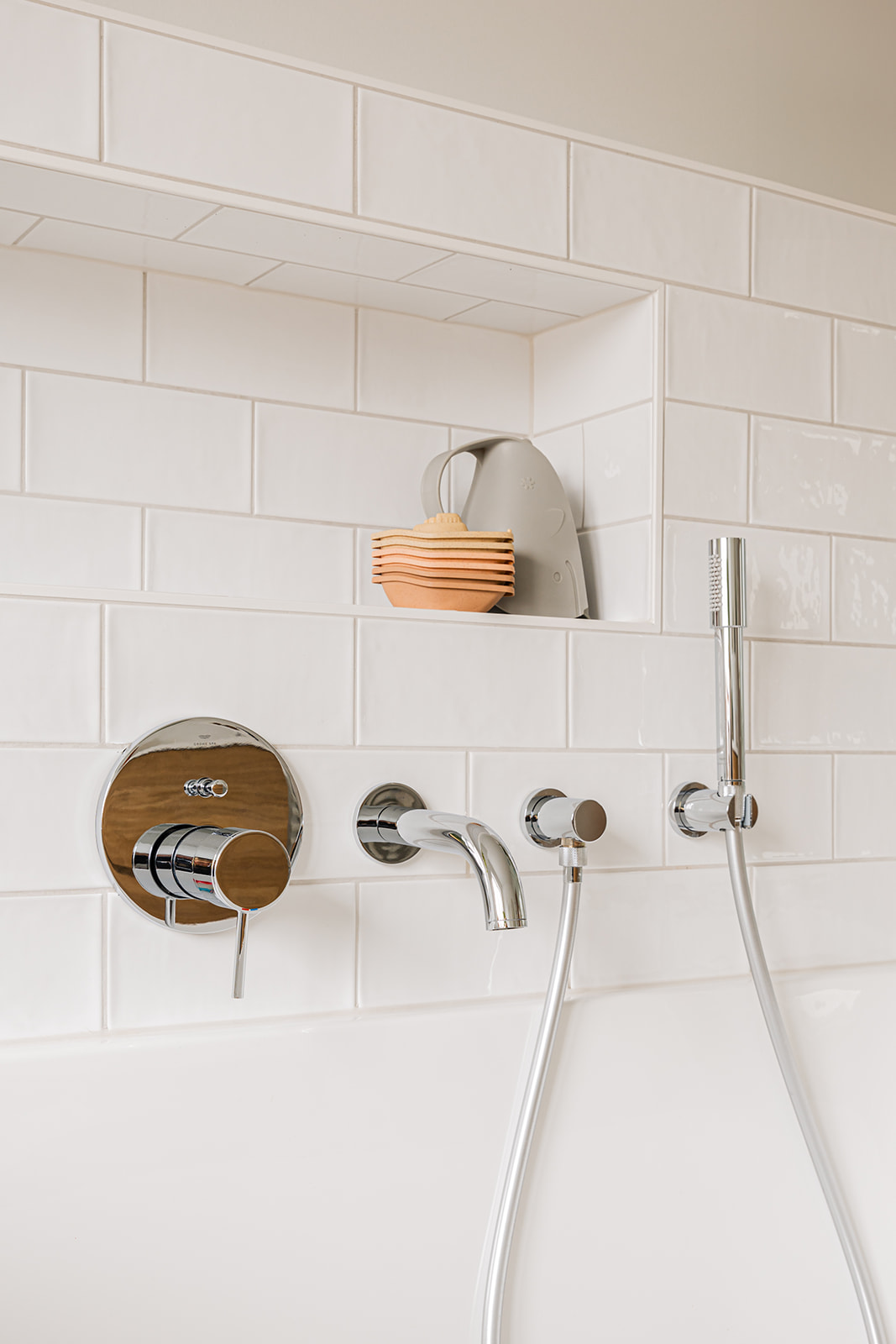 Ook voor het bad koos ik voor de GROHE Spa Atrio-lijn